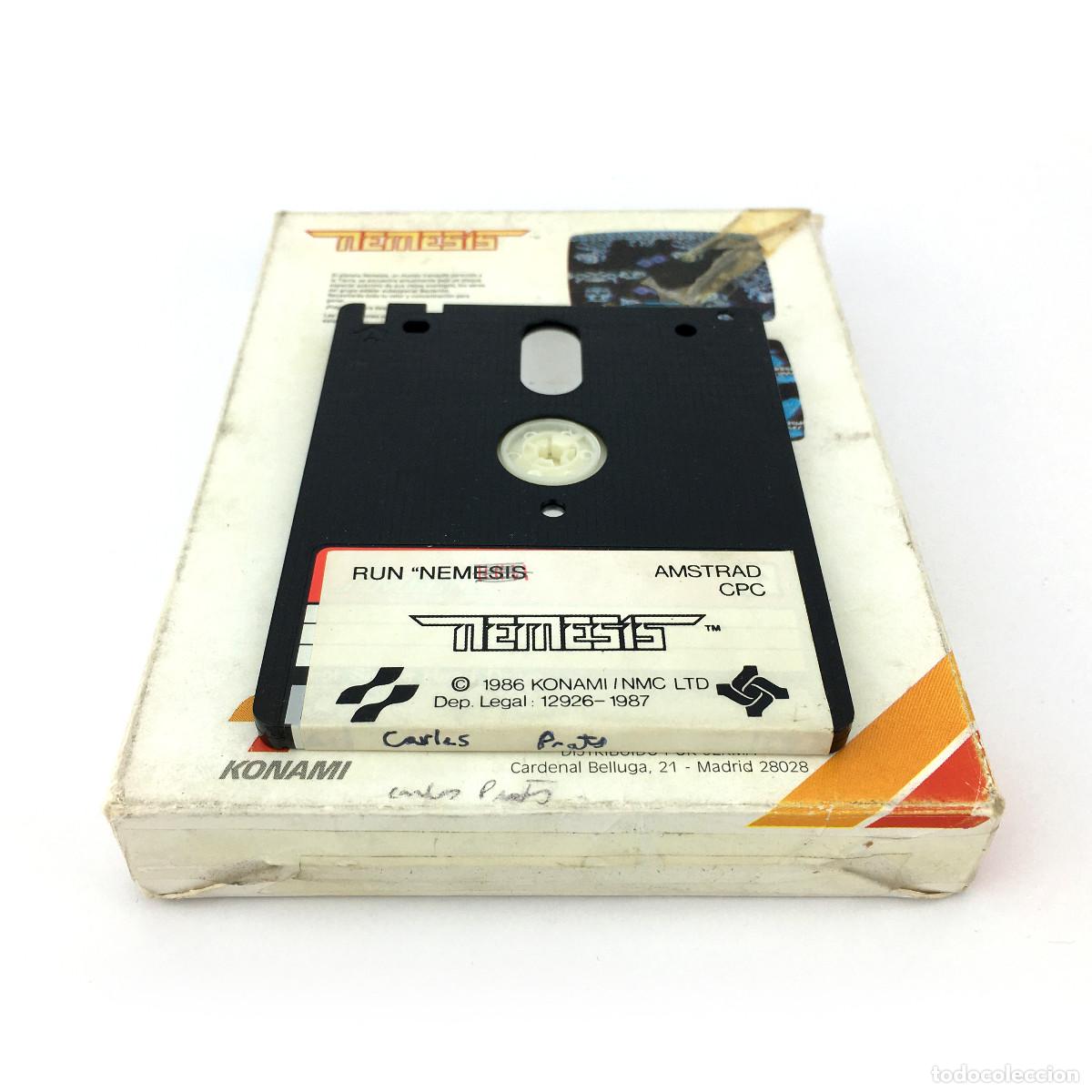 Videojuegos y consolas: NEMESIS SERMA SOFTWARE ESPA&Ntilde;A 1987 GRADIUS KONAMI SPACE ATTACK BACTERION DISK DISKETTE AMSTRAD DISCO - Foto 4