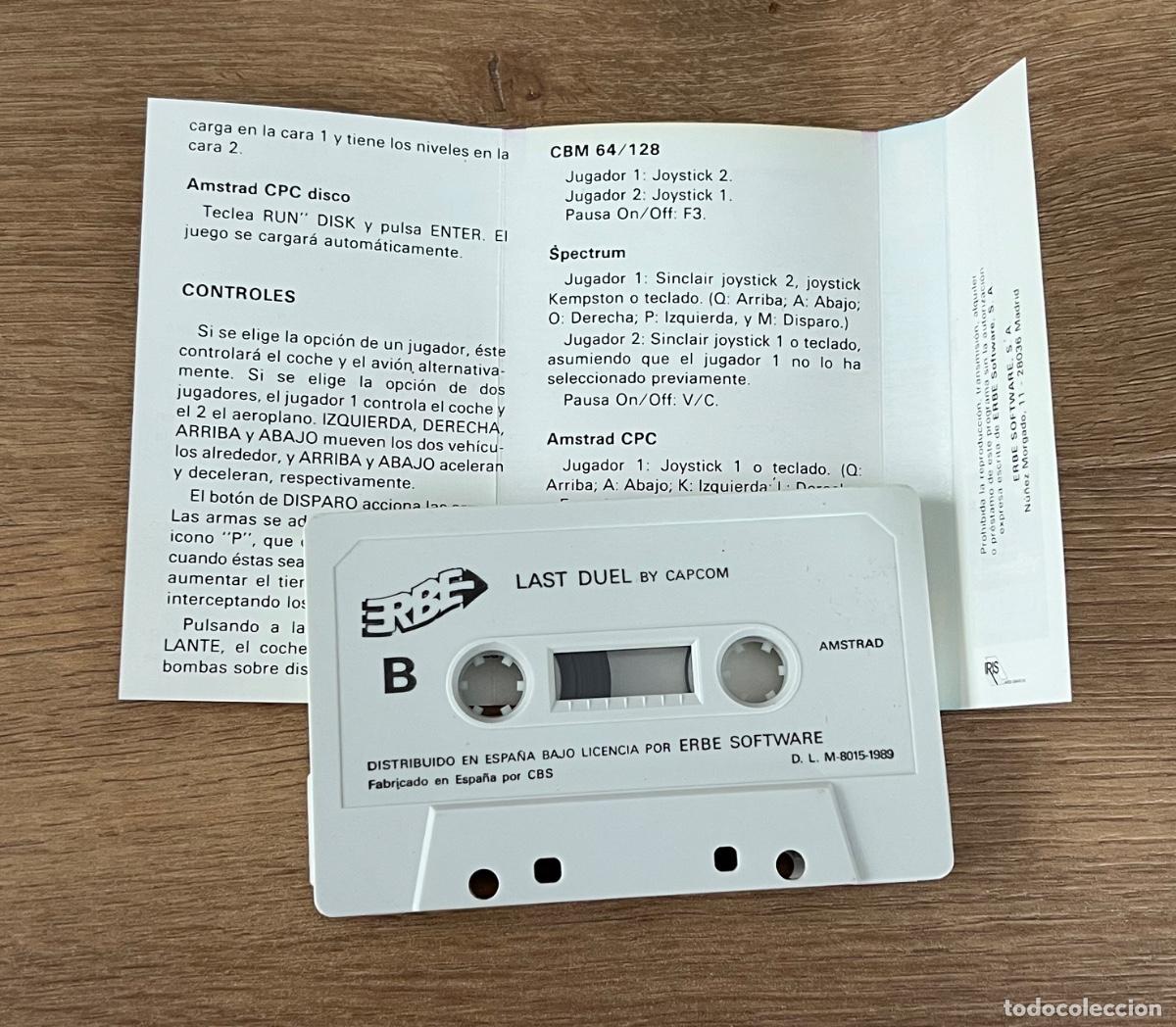Videojuegos y consolas: Juego Amstrad Last Duel - Foto 4