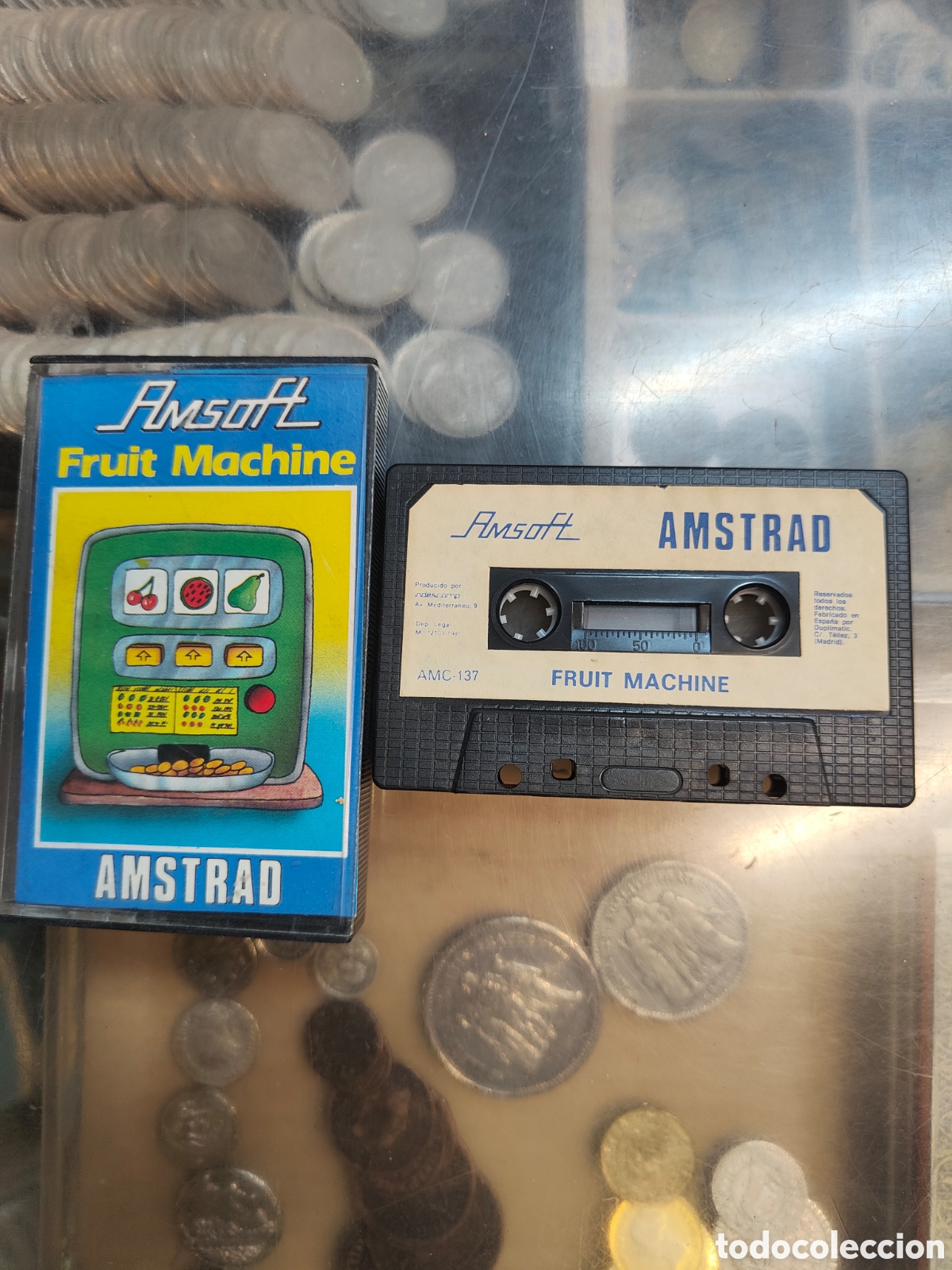 Videojuegos y consolas: V&iacute;deo juego AMSOFL FRUIT MACHINE amstrad - Foto 1