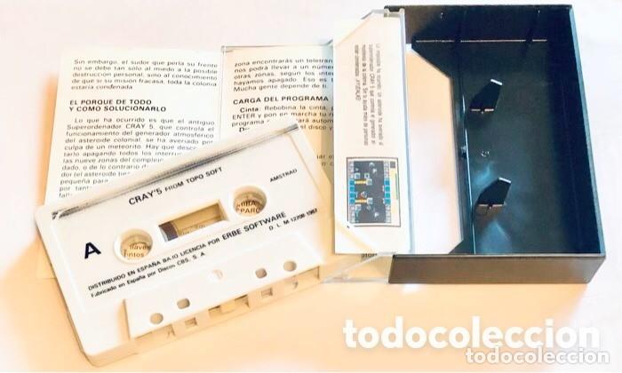 Videojuegos y consolas: Cray-5 [ Topo Software ] 1987 Erbe Software [AMSTRAD CPC] - Foto 4