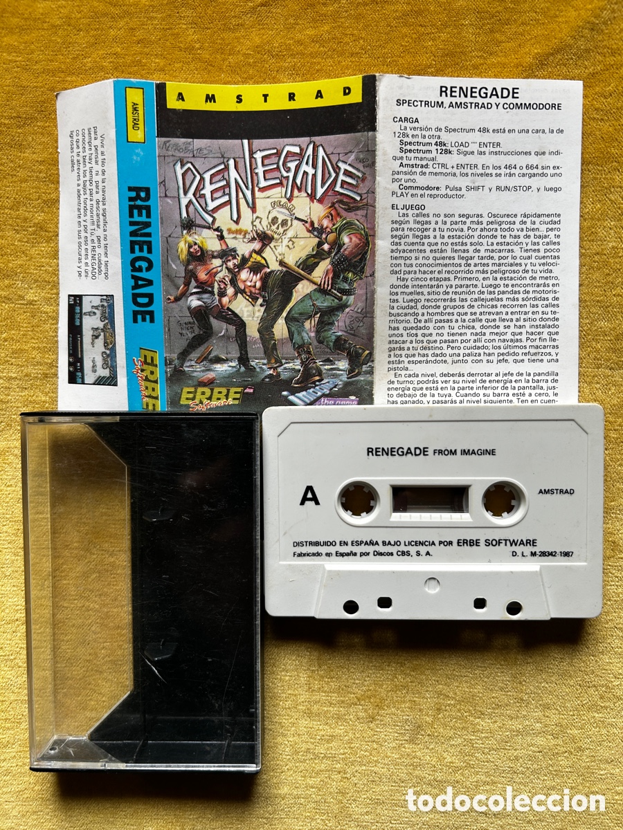 Videojuegos y consolas: Amstrad Renegade + Arkanoid - Foto 4