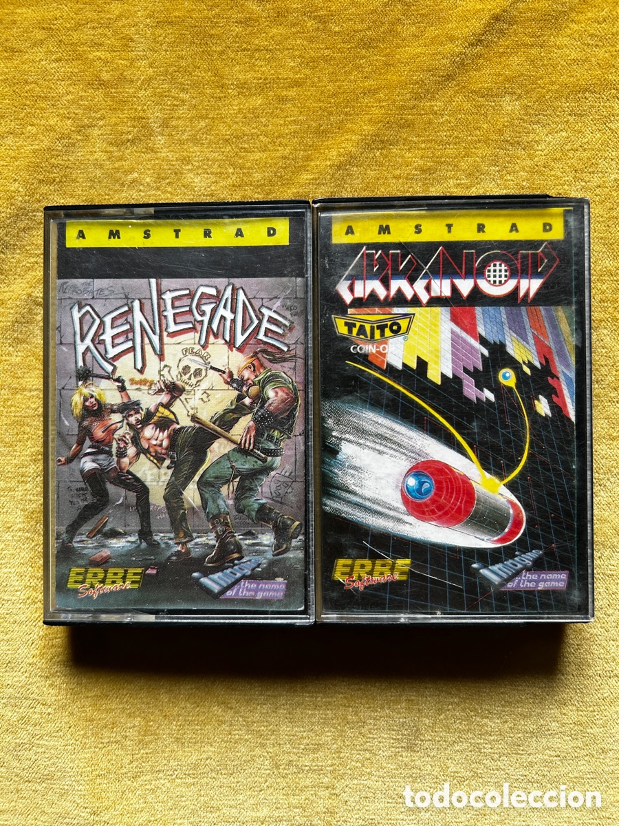 Videojuegos y consolas: Amstrad Renegade + Arkanoid - Foto 1