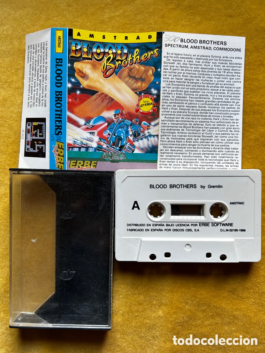 Videojuegos y consolas: Amstrad Martianoids + BloodBrothers - Foto 4
