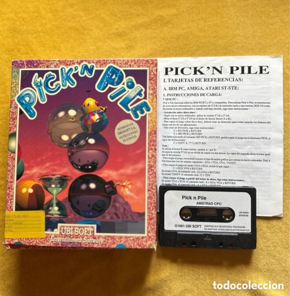 Videojuegos y consolas: Amstrad Pick&rsquo;n Pile + Sdi - Foto 5