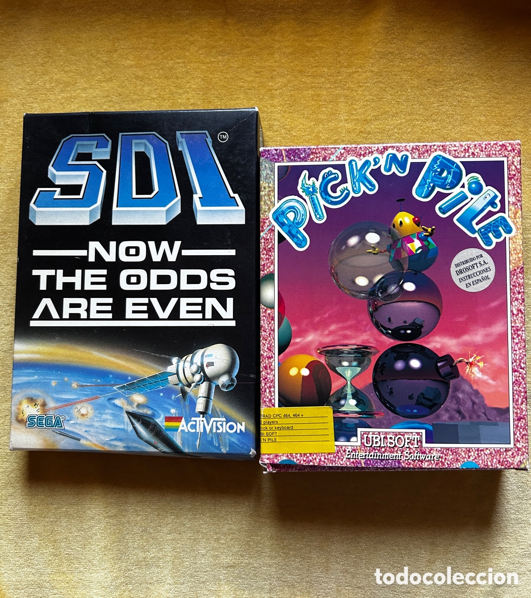 Videojuegos y consolas: Amstrad Pick&rsquo;n Pile + Sdi - Foto 1
