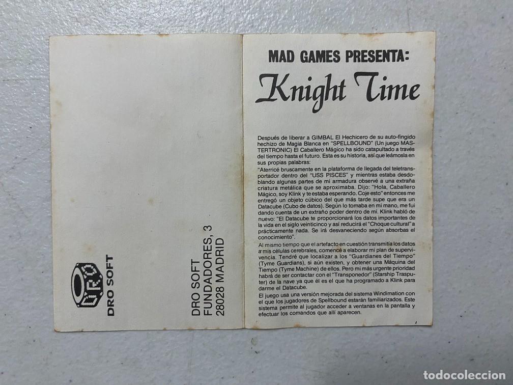 Videojuegos y consolas: KNIGHT TYNE - VIDEOJUEGO AMSTRAD CPC - Foto 5