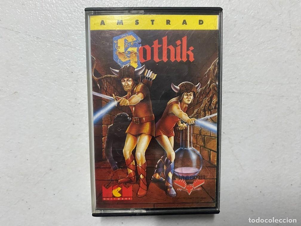 Videojuegos y consolas: GOTHIK - VIDEOJUEGO AMSTRAD CPC - Foto 1