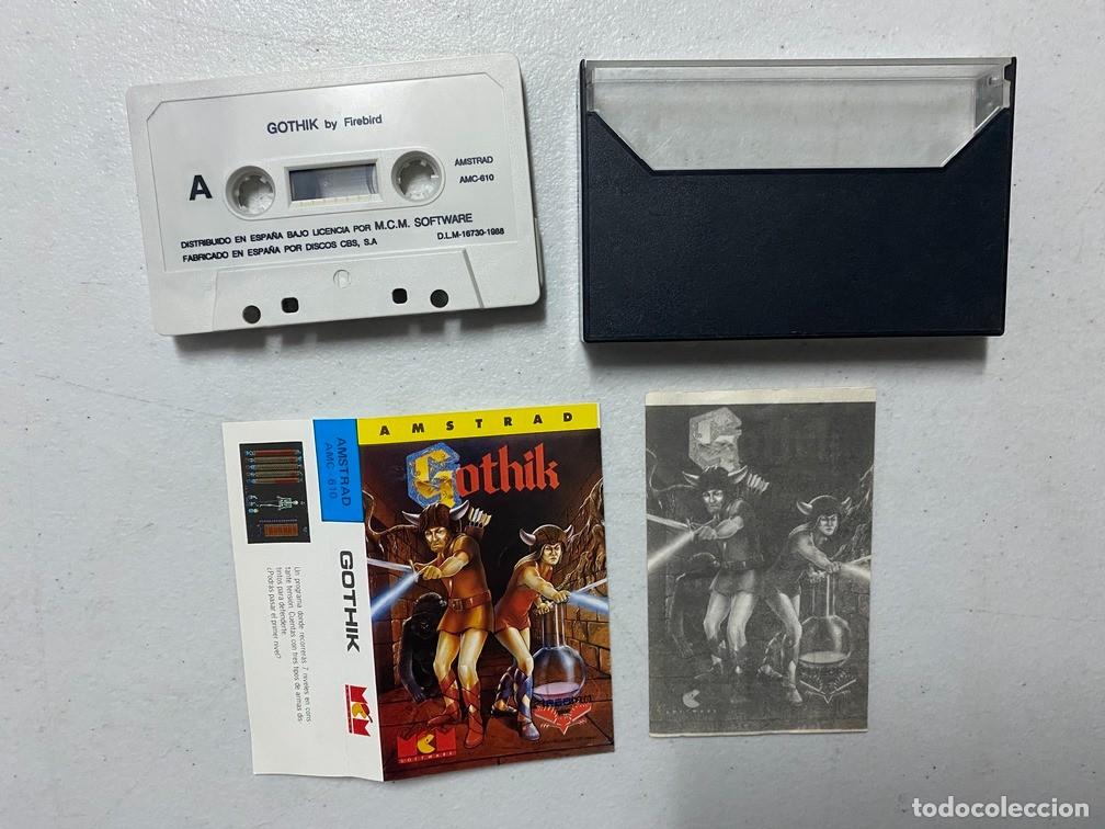 Videojuegos y consolas: GOTHIK - VIDEOJUEGO AMSTRAD CPC - Foto 2