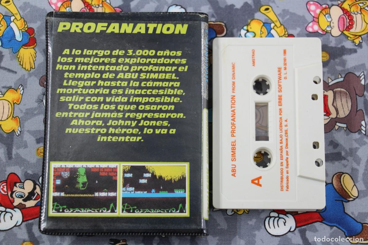 Videojuegos y consolas: AMSTRAD ESTUCHE DINAMIC ABU SIMBEL PROFANATION EN ESPA&Ntilde;OL - Foto 2