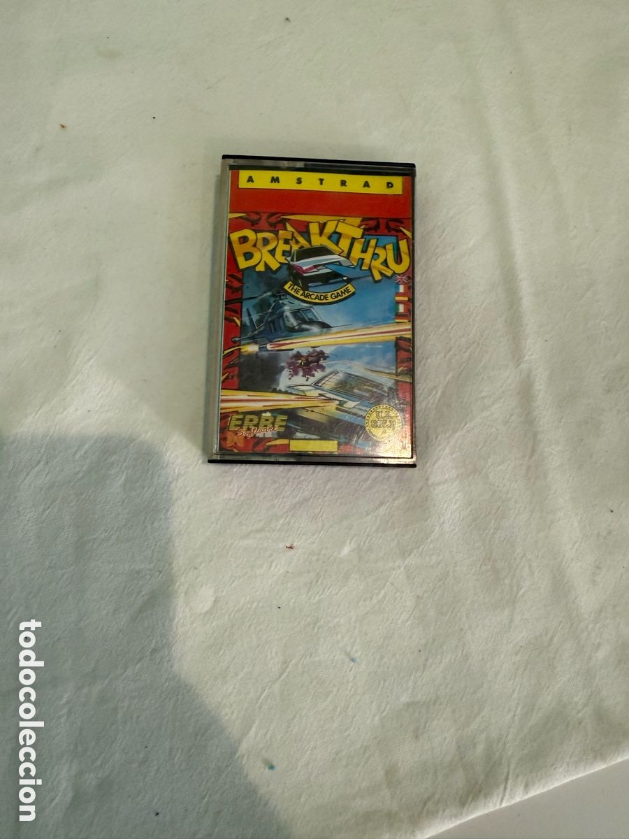 Videojuegos y consolas: JUEGO AMSTRAD: BREAKTHRU ---FUNCIONANDO--- - Foto 1