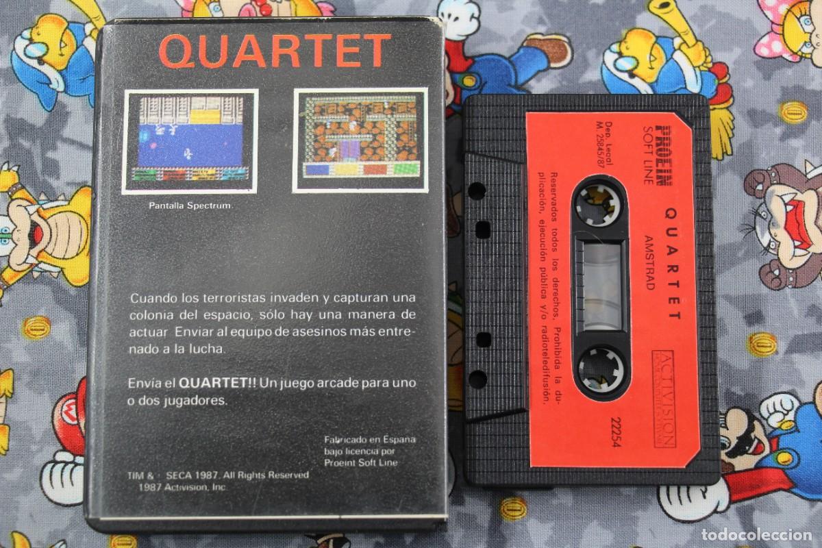 Videojuegos y consolas: AMSTRAD ESTUCHE SEGA QUARTET EN ESPA&Ntilde;OL - Foto 2