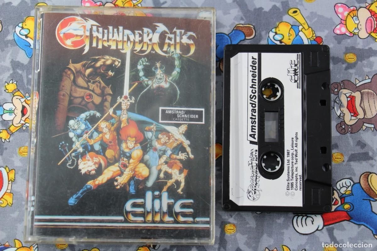 Videojuegos y consolas: AMSTRAD CINTA DOBLE ELITE THUNDERCATS VERSION EUROPEA - Foto 1