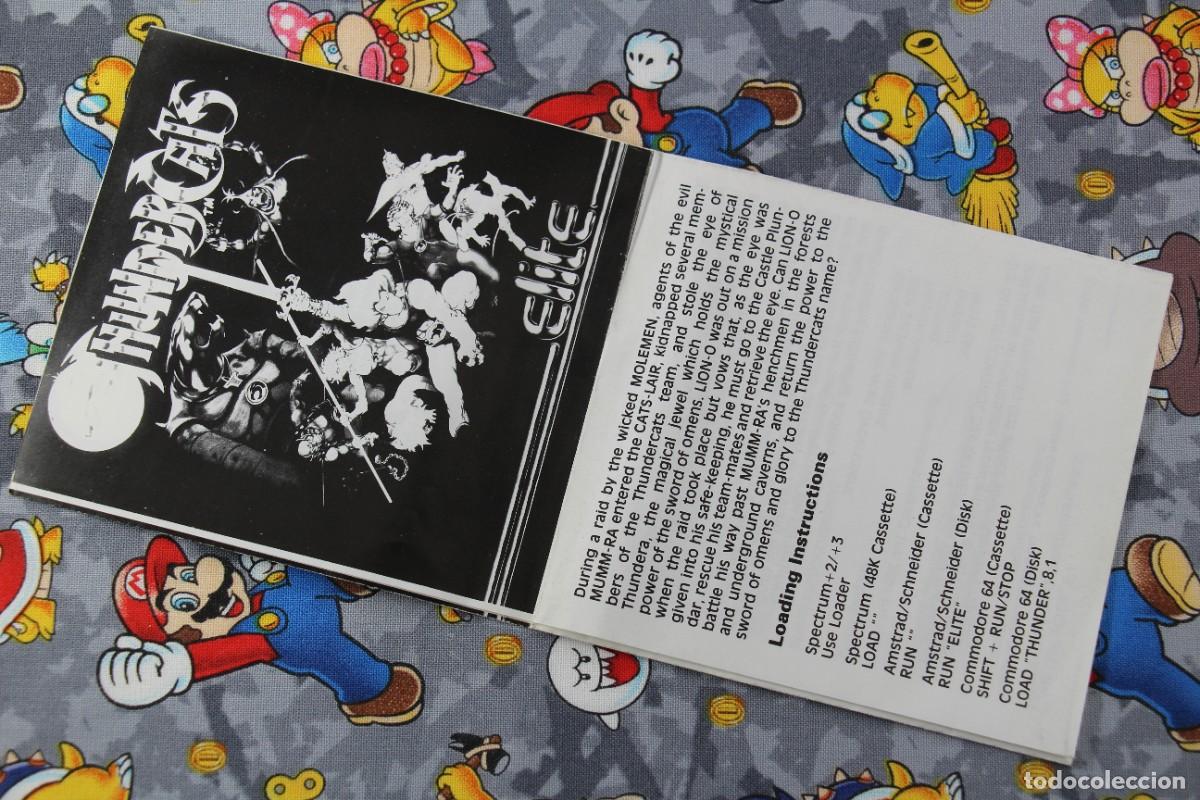Videojuegos y consolas: AMSTRAD CINTA DOBLE ELITE THUNDERCATS VERSION EUROPEA - Foto 3