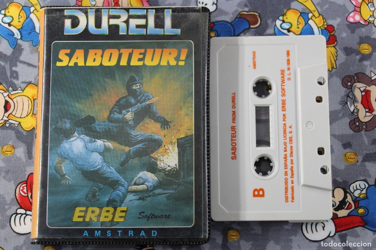 Videojuegos y consolas: AMSTRAD ESTUCHE ERBE DURELL SABOTEUR EN ESPA&Ntilde;OL - Foto 1