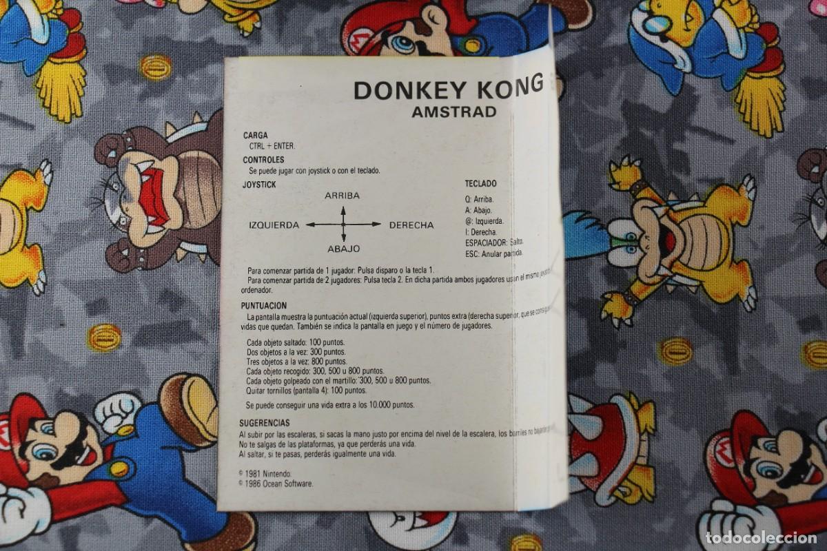Videojuegos y consolas: AMSTRAD CINTA ERBE DONKEY KONG EN ESPA&Ntilde;OL - Foto 3