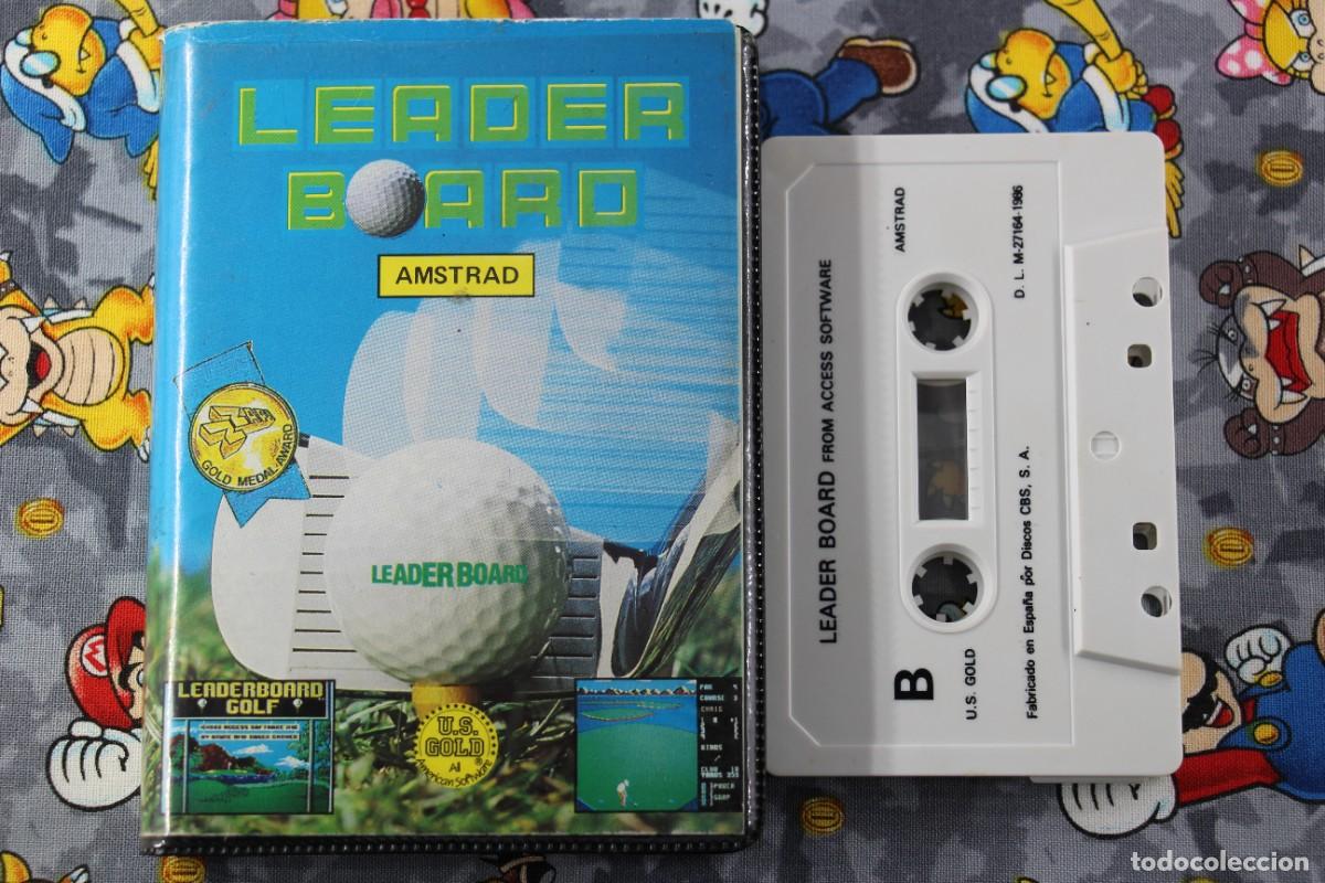 Videojuegos y consolas: AMSTRAD ESTUCHE LEADER BOARD EN ESPA&Ntilde;OL - Foto 1