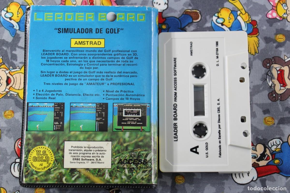 Videojuegos y consolas: AMSTRAD ESTUCHE LEADER BOARD EN ESPA&Ntilde;OL - Foto 2