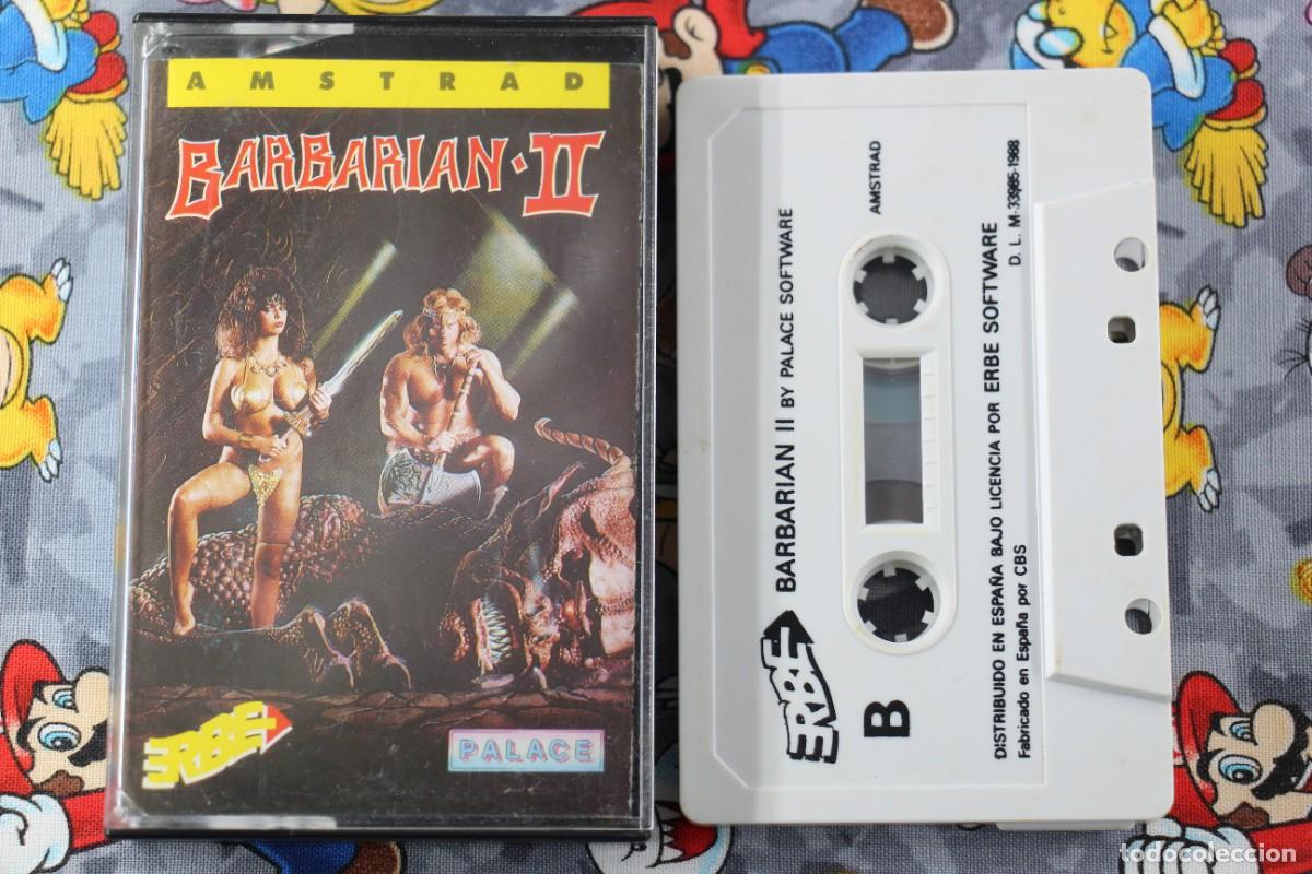 Videojuegos y consolas: AMSTRAD CINTA ERBE BARBARIAN II EN ESPA&Ntilde;OL - Foto 1
