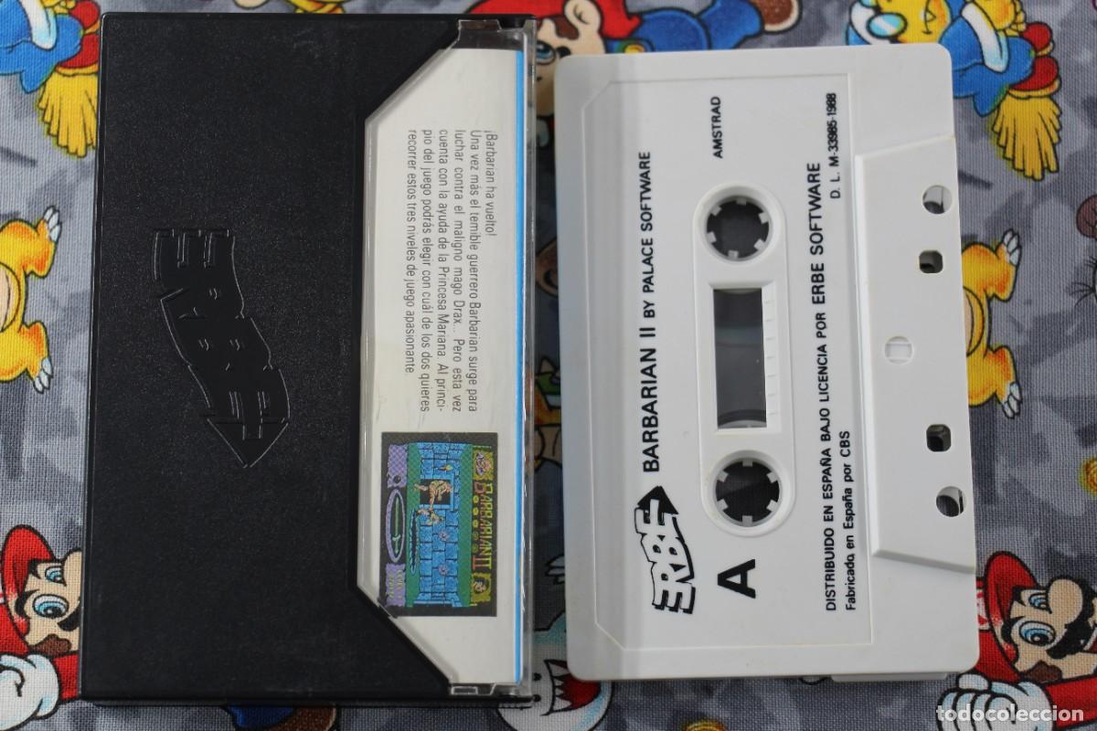 Videojuegos y consolas: AMSTRAD CINTA ERBE BARBARIAN II EN ESPA&Ntilde;OL - Foto 2