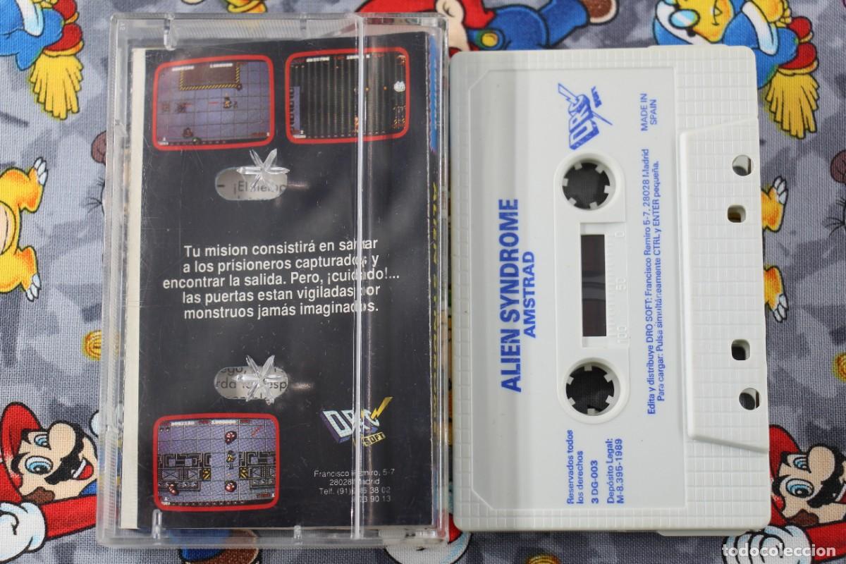 Videojuegos y consolas: AMSTRAD CINTA ALIEN SYNDROME EN ESPA&Ntilde;OL - Foto 2