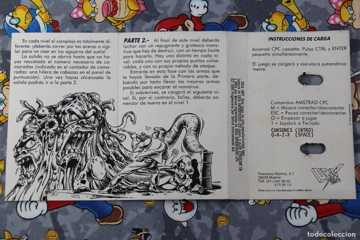 Videojuegos y consolas: AMSTRAD CINTA ALIEN SYNDROME EN ESPA&Ntilde;OL - Foto 3