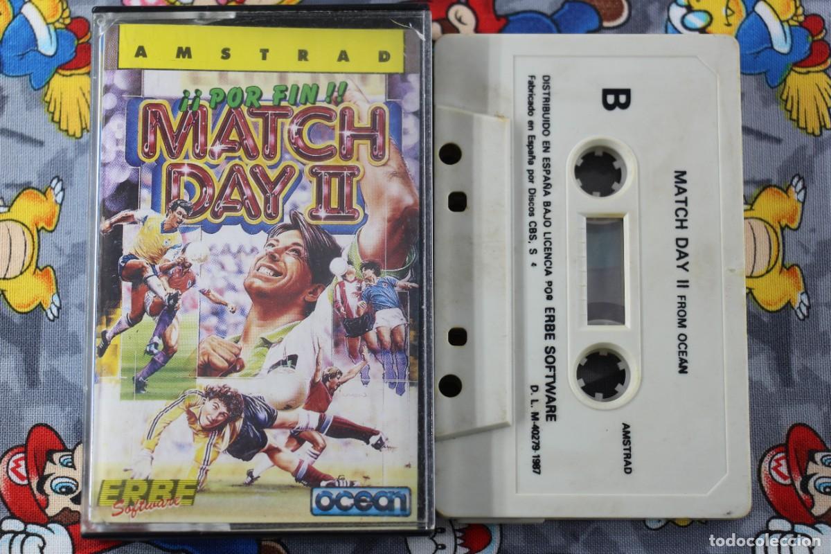 Videojuegos y consolas: AMSTRAD CINTA ERBE MATCH DAY II EN ESPA&Ntilde;OL - Foto 1