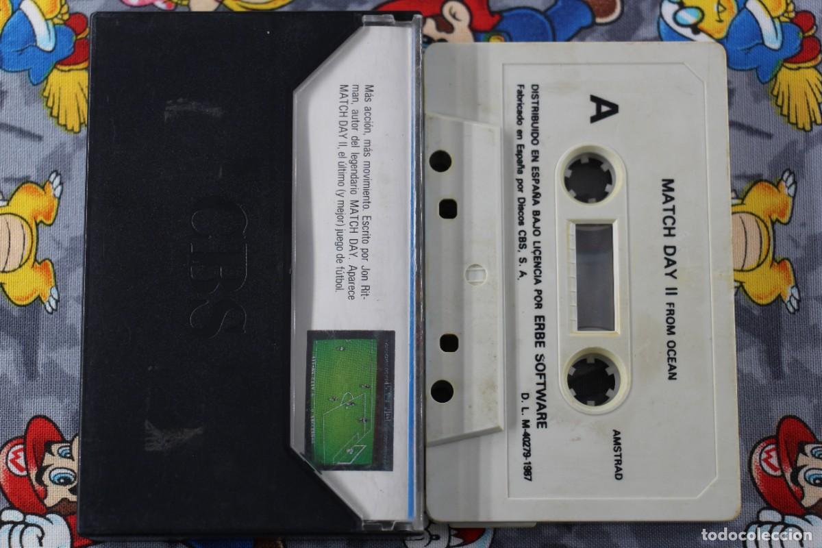 Videojuegos y consolas: AMSTRAD CINTA ERBE MATCH DAY II EN ESPA&Ntilde;OL - Foto 2