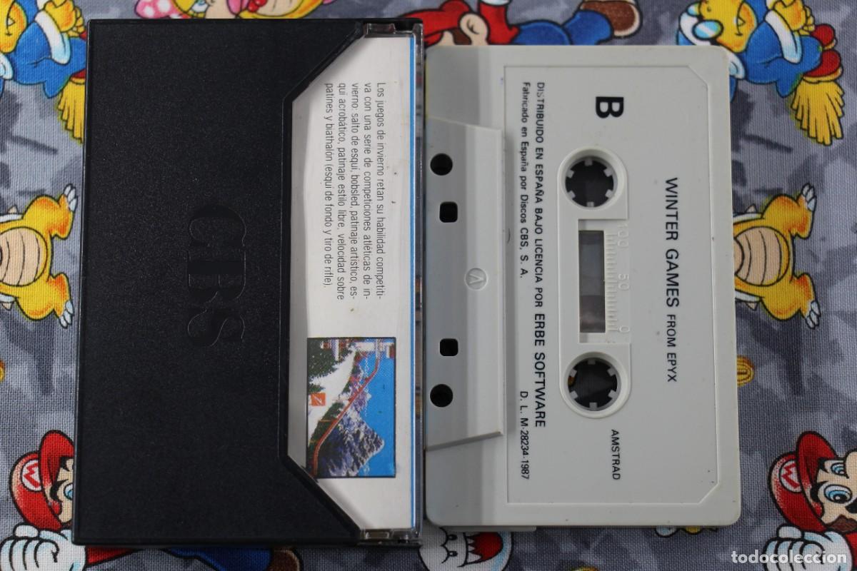 Videojuegos y consolas: AMSTRAD CINTA ERBE WINTER GAMES EN ESPA&Ntilde;OL - Foto 2