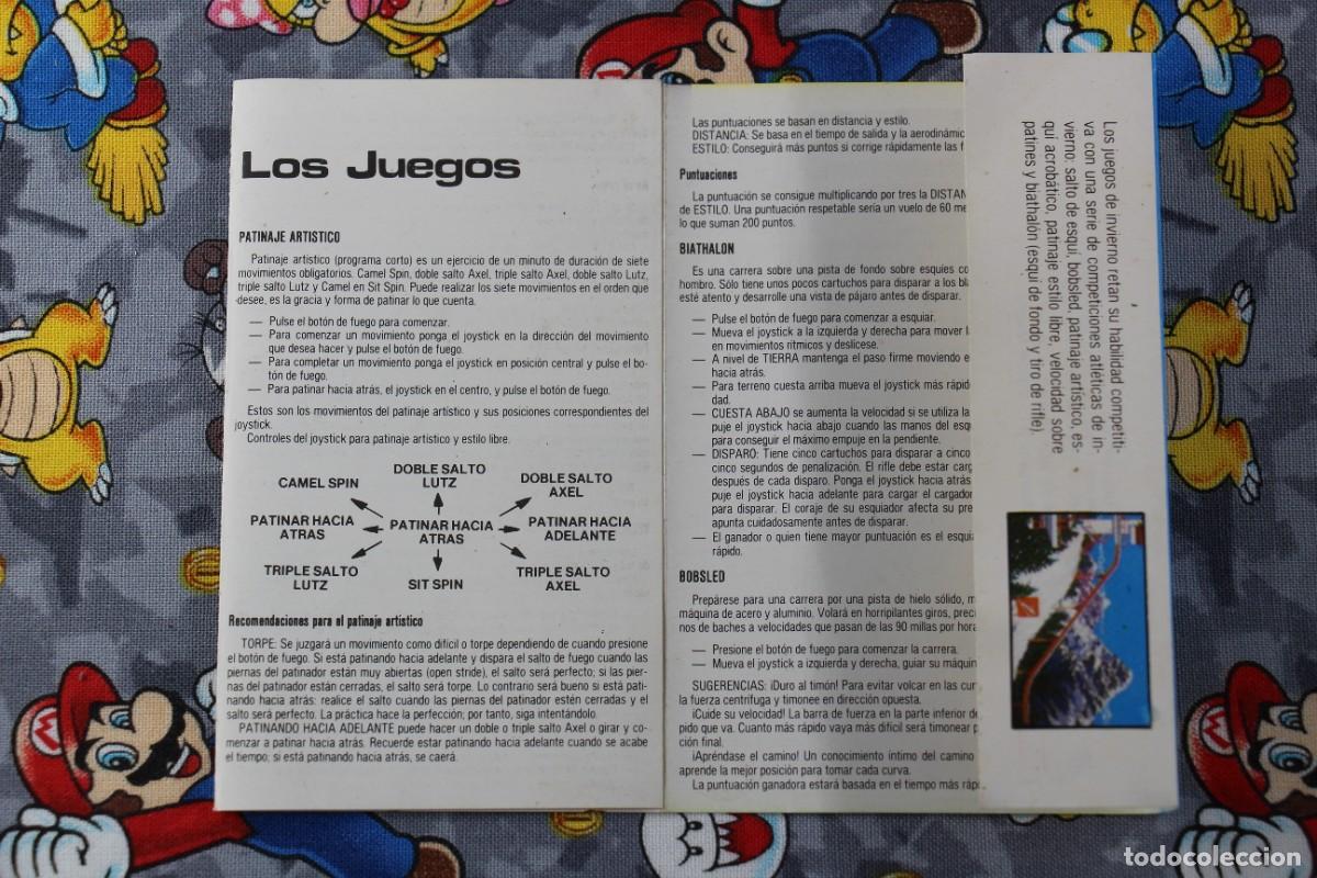 Videojuegos y consolas: AMSTRAD CINTA ERBE WINTER GAMES EN ESPA&Ntilde;OL - Foto 3