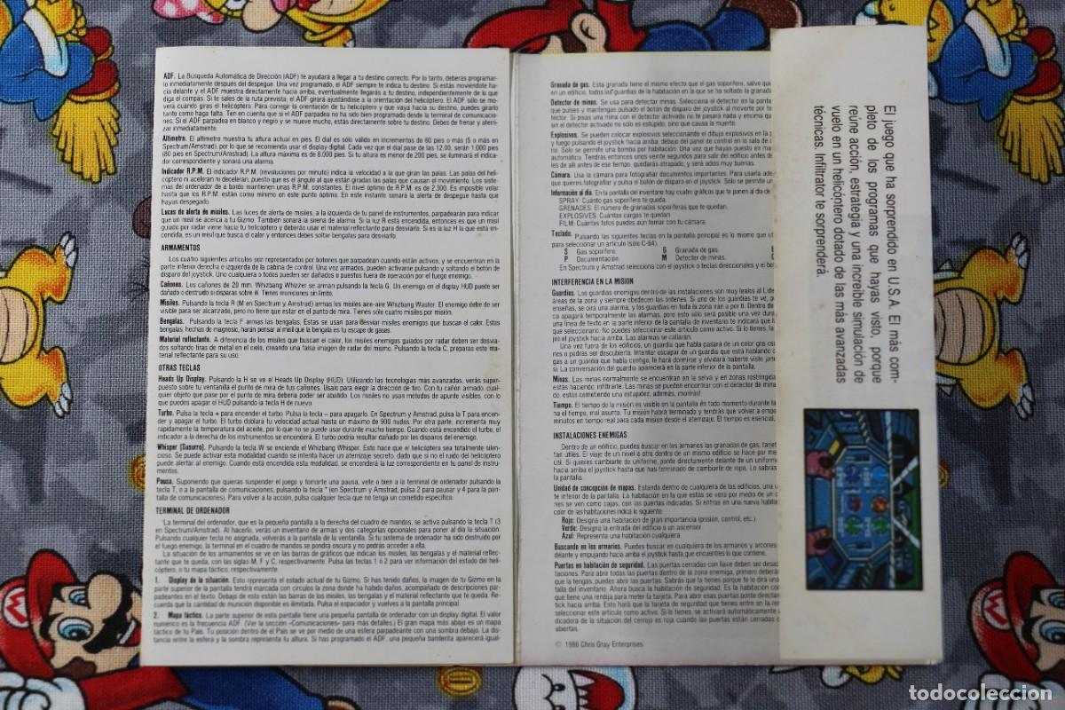 Videojuegos y consolas: AMSTRAD CINTA ERBE INFILTRATOR EN ESPA&Ntilde;OL - Foto 2