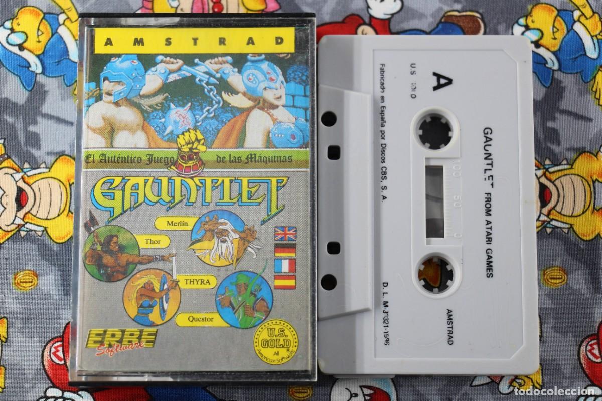 Videojuegos y consolas: AMSTRAD CINTA ERBE GAUNTLET EN ESPA&Ntilde;OL - Foto 1