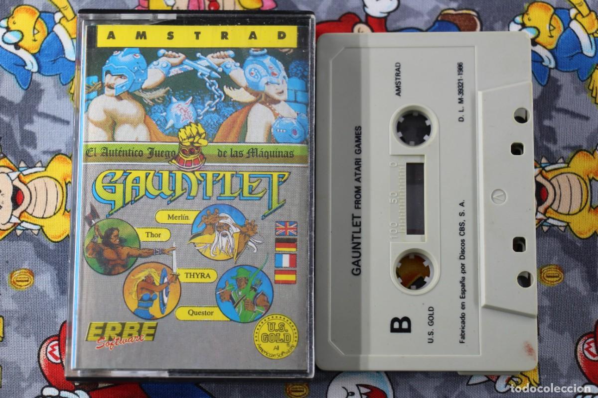 Videojuegos y consolas: AMSTRAD CINTA ERBE GAUNTLET EN ESPA&Ntilde;OL - Foto 1