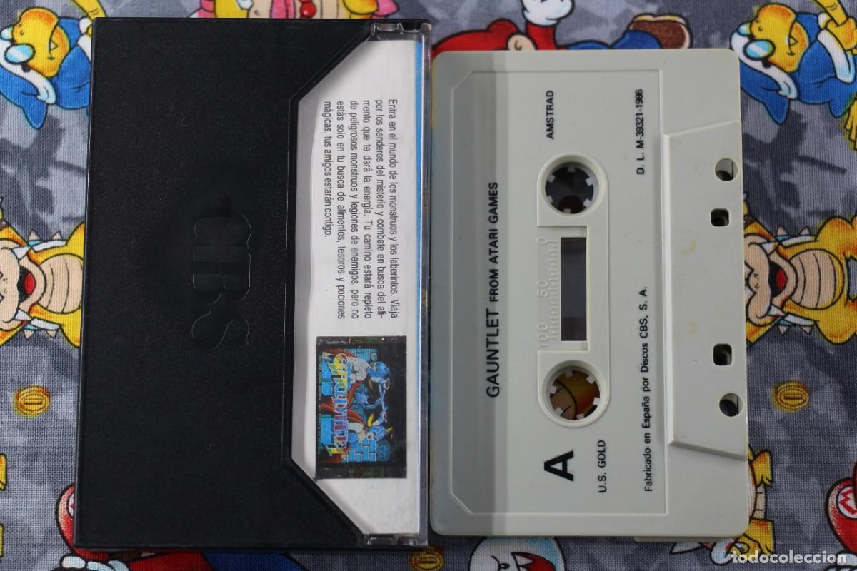 Videojuegos y consolas: AMSTRAD CINTA ERBE GAUNTLET EN ESPA&Ntilde;OL - Foto 2