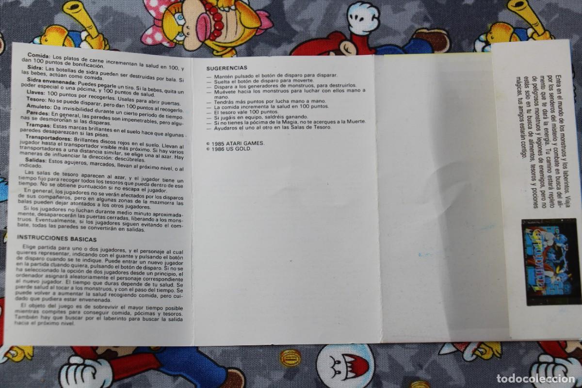 Videojuegos y consolas: AMSTRAD CINTA ERBE GAUNTLET EN ESPA&Ntilde;OL - Foto 3