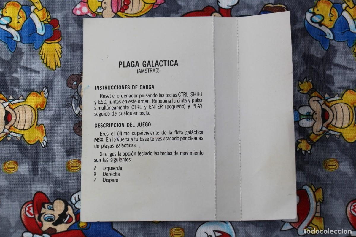 Videojuegos y consolas: AMSTRAD CINTA AMSOFT PLAGA GALACTICA EN ESPA&Ntilde;OL - Foto 3