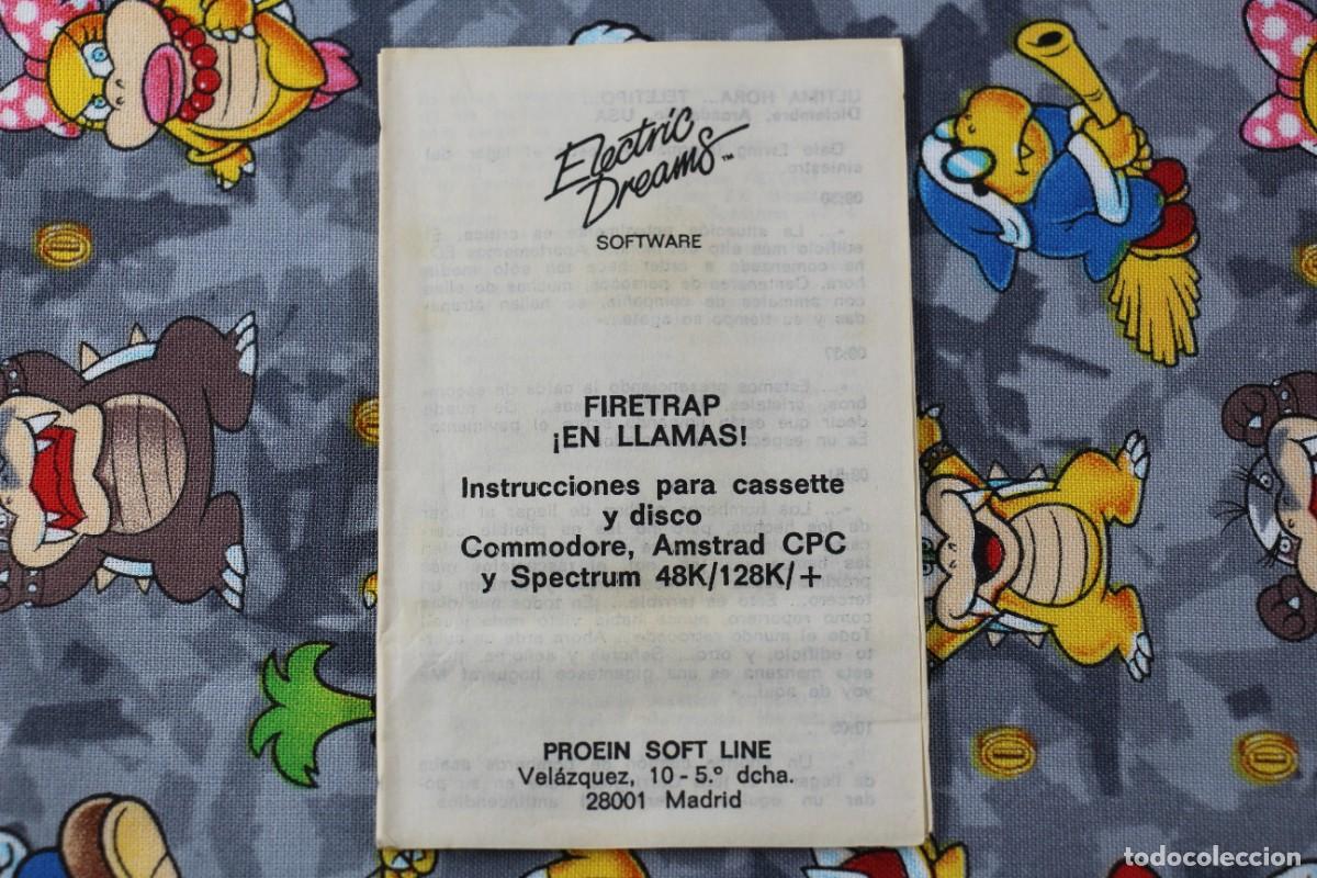 Videojuegos y consolas: AMSTRAD ESTUCHE FIRETRAP EN ESPA&Ntilde;OL - Foto 3