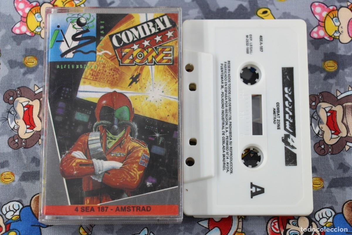 Videojuegos y consolas: AMSTRAD CINTA SYSTEM 4 COMBAT ZONE EN ESPA&Ntilde;OL - Foto 1