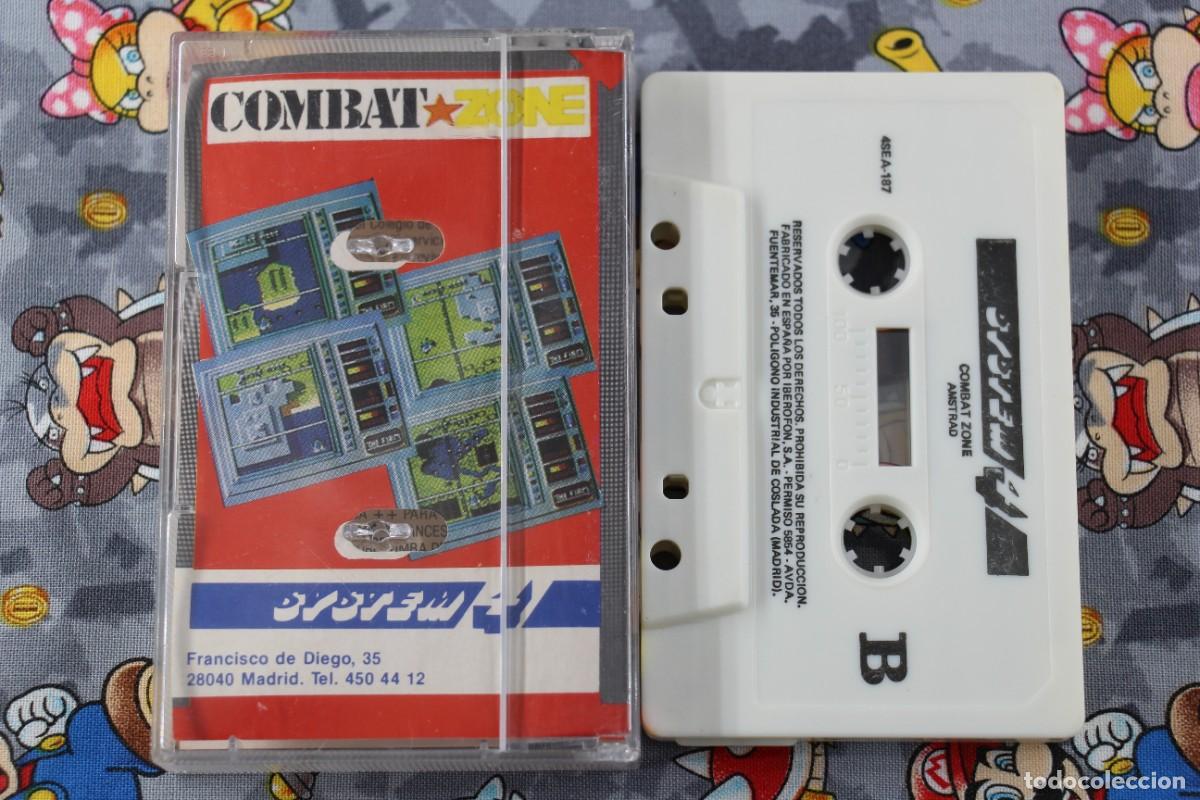 Videojuegos y consolas: AMSTRAD CINTA SYSTEM 4 COMBAT ZONE EN ESPA&Ntilde;OL - Foto 2