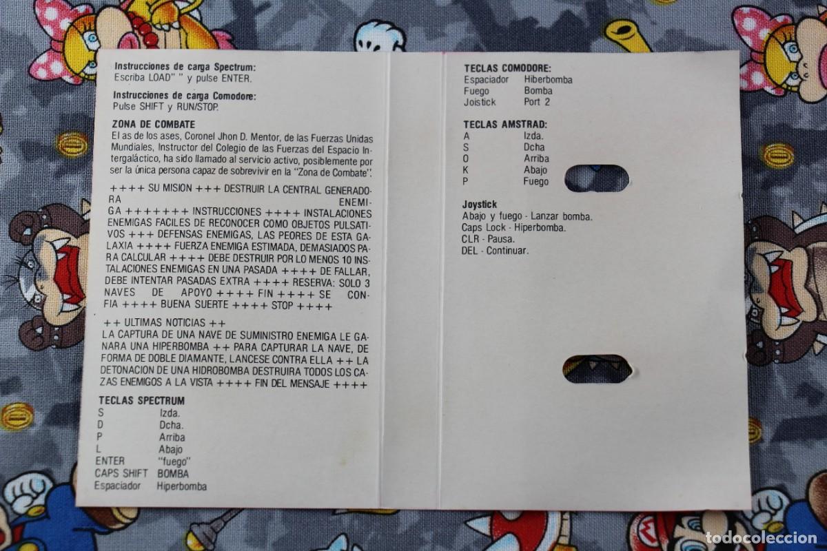 Videojuegos y consolas: AMSTRAD CINTA SYSTEM 4 COMBAT ZONE EN ESPA&Ntilde;OL - Foto 3