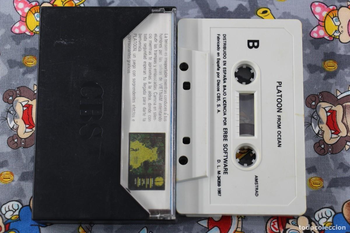 Videojuegos y consolas: AMSTRAD CINTA ERBE PLATOON EN ESPA&Ntilde;OL - Foto 2