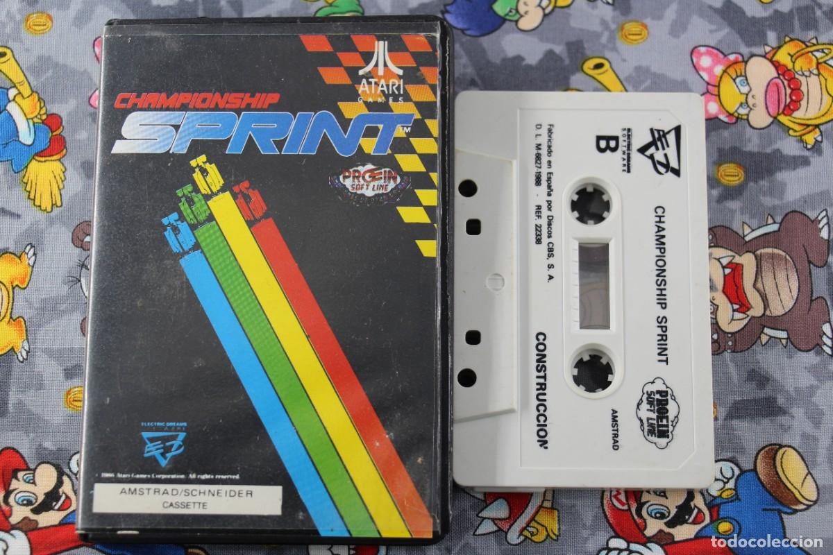 Videojuegos y consolas: AMSTRAD ESTUCHE ATARI CHAMPIONSHIP SPRINT EN ESPA&Ntilde;OL - Foto 1