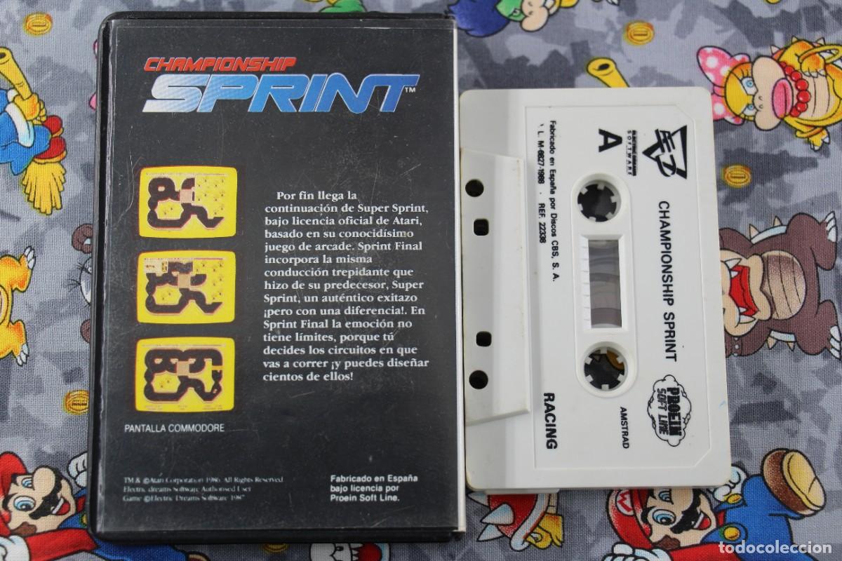 Videojuegos y consolas: AMSTRAD ESTUCHE ATARI CHAMPIONSHIP SPRINT EN ESPA&Ntilde;OL - Foto 2