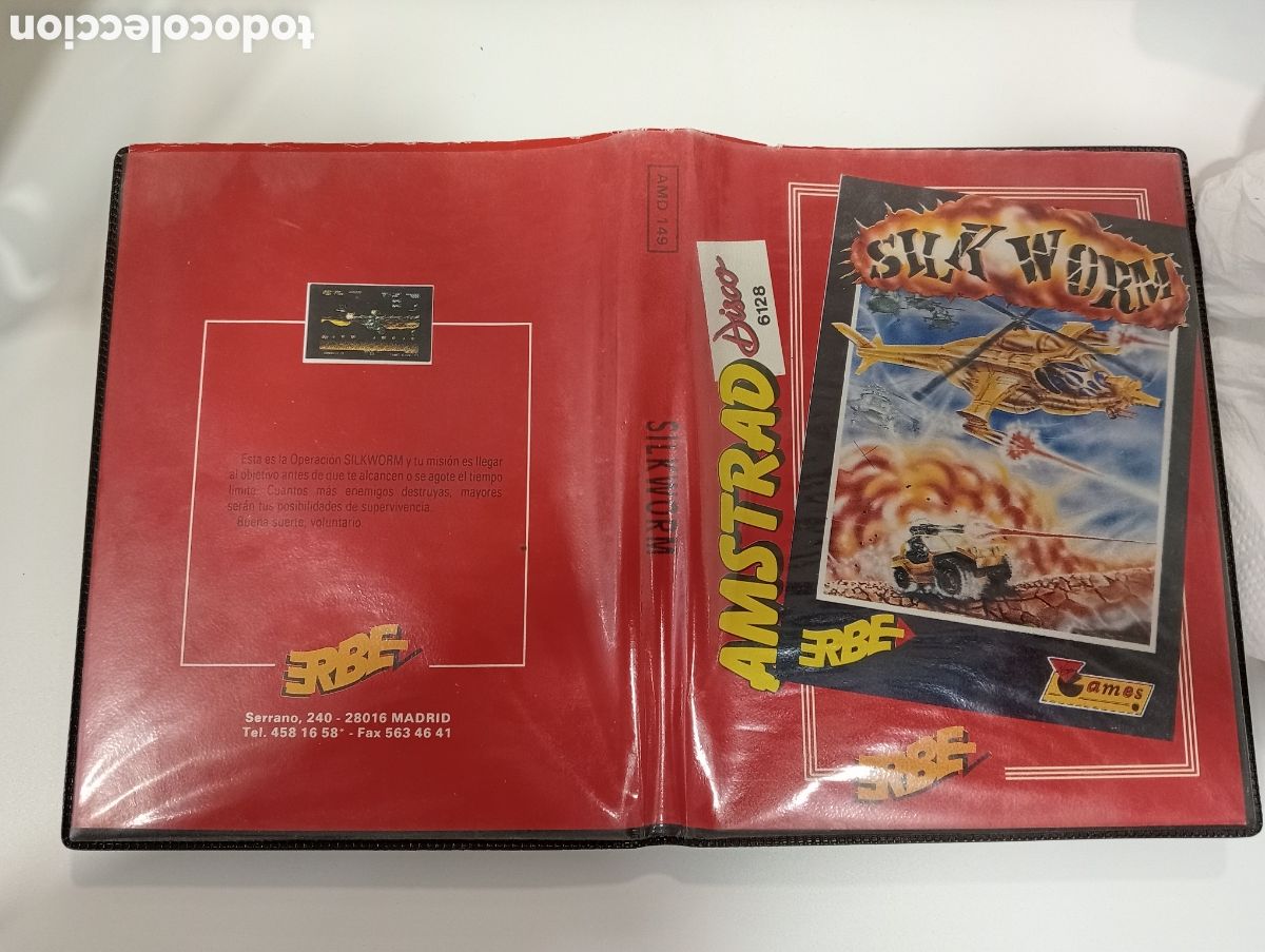 Videojuegos y consolas: Juego Silk Worm Amstrad disco - Foto 4