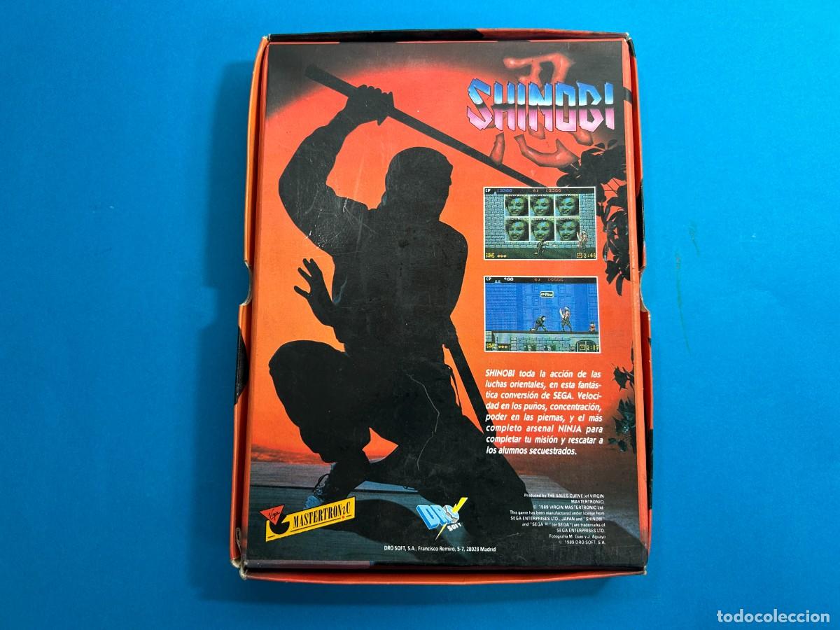 Videojuegos y consolas: JUEGO SHINOBI - AMSTRAD CASSETTE - Foto 3