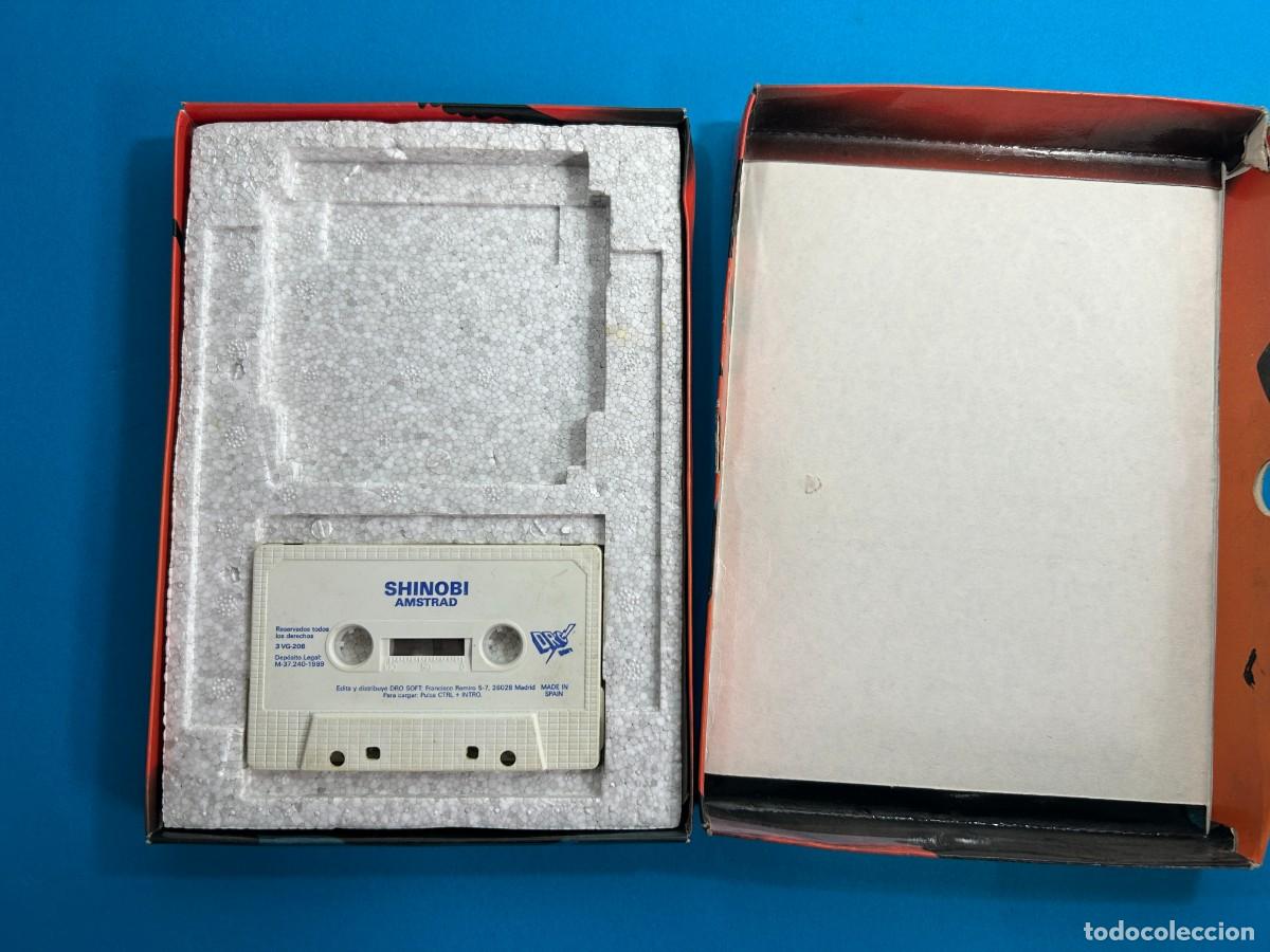 Videojuegos y consolas: JUEGO SHINOBI - AMSTRAD CASSETTE - Foto 4