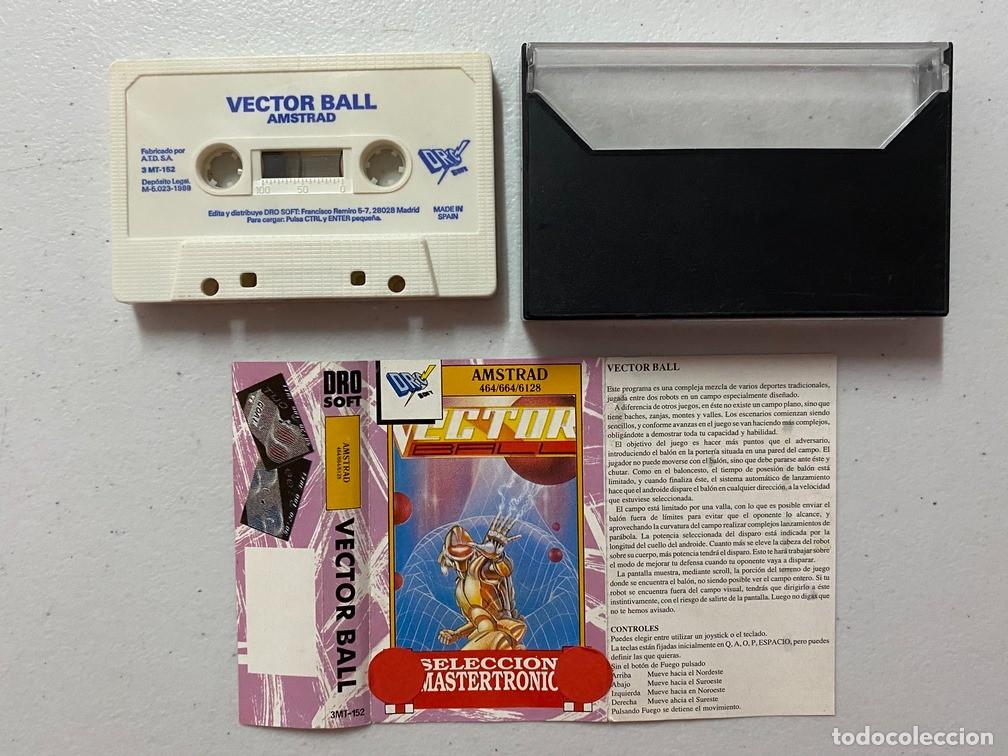 Videojuegos y consolas: VECTOR - VIDEOJUEGO AMSTRAD CPC 464 CASSETTE - Foto 2