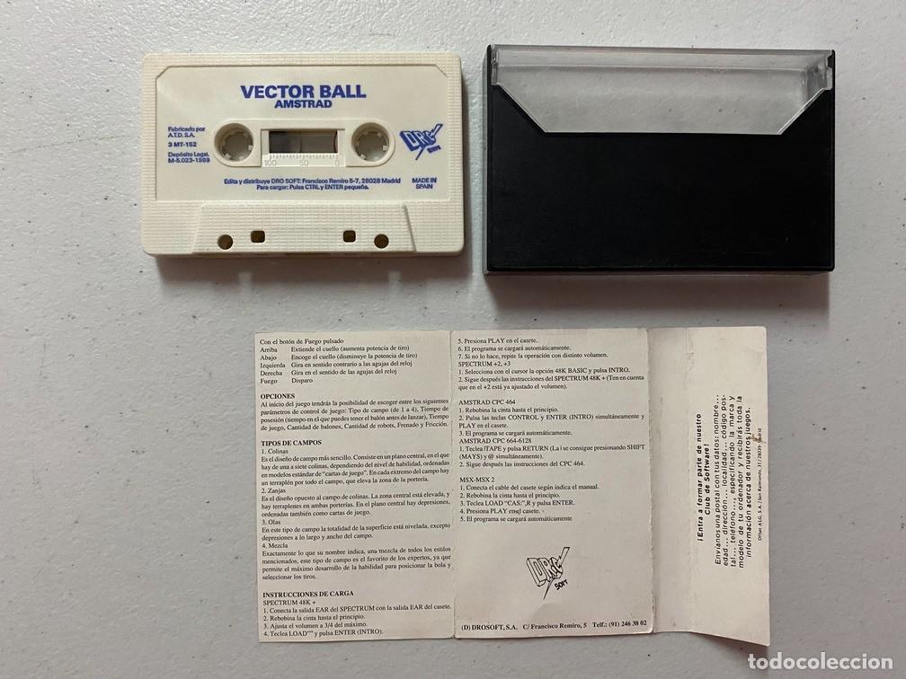 Videojuegos y consolas: VECTOR - VIDEOJUEGO AMSTRAD CPC 464 CASSETTE - Foto 3