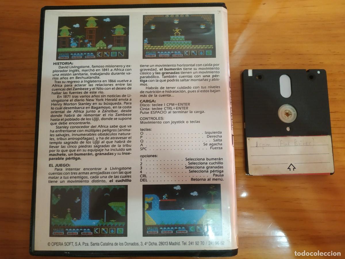 Videojuegos y consolas: LIVINGSTONE SUPONGO - OPERA SOFT - 1986 - AMSTRAD CPC - DISCO - Foto 2