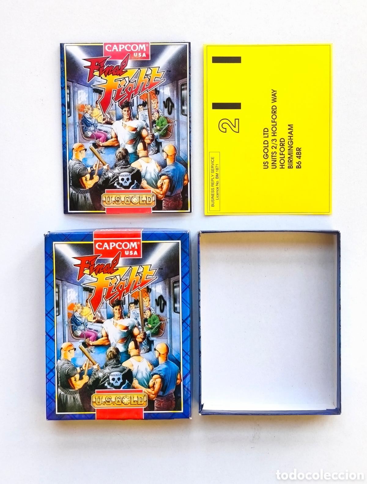 Videojuegos y consolas: FINAL FIGHT CAPCOM AMSTRAD US GOLD - Foto 2