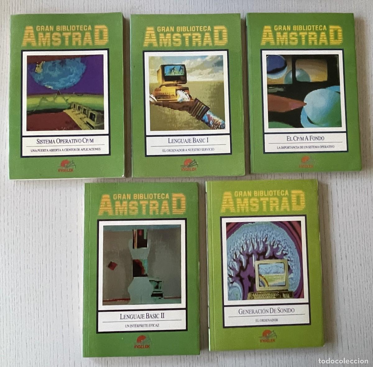 Videogiochi e Consoli: 5 libros Gran Biblioteca Amstrad (Ingelek)